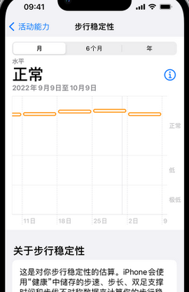 岚皋iPhone手机维修如何在iPhone开启'步行稳定性通知'