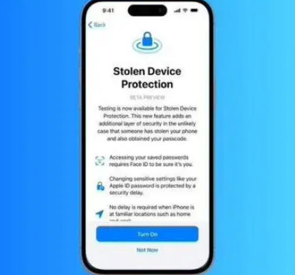 岚皋苹果授权维修店分享被盗设备保护功能开启方法 